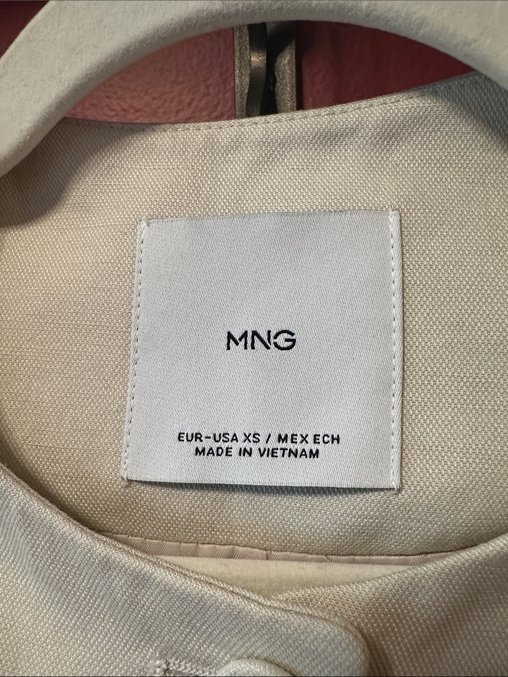 Mango Linen Cream Button-Front Jacket - Picture 2 of 7